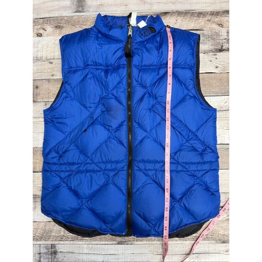 Vintage The North Face 700 Fill Goose Down Puffer Vest Blue Outdoor Retro Unisex - Picture 4 of 11